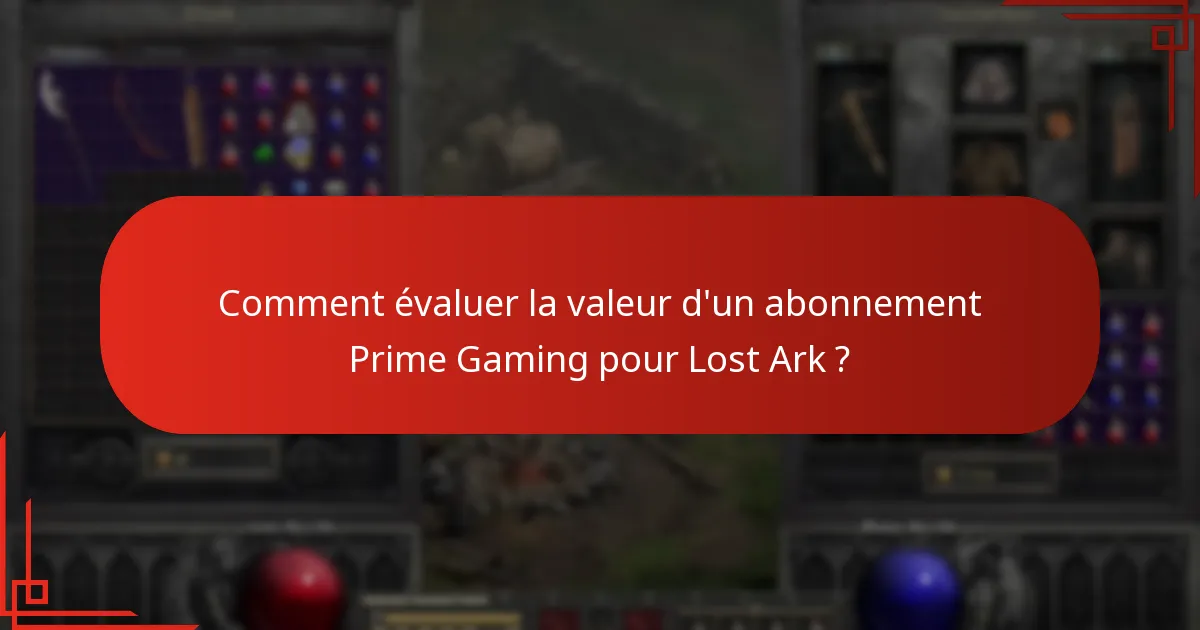 Comment Prime Gaming améliore-t-il l’engagement communautaire dans Lost Ark ?