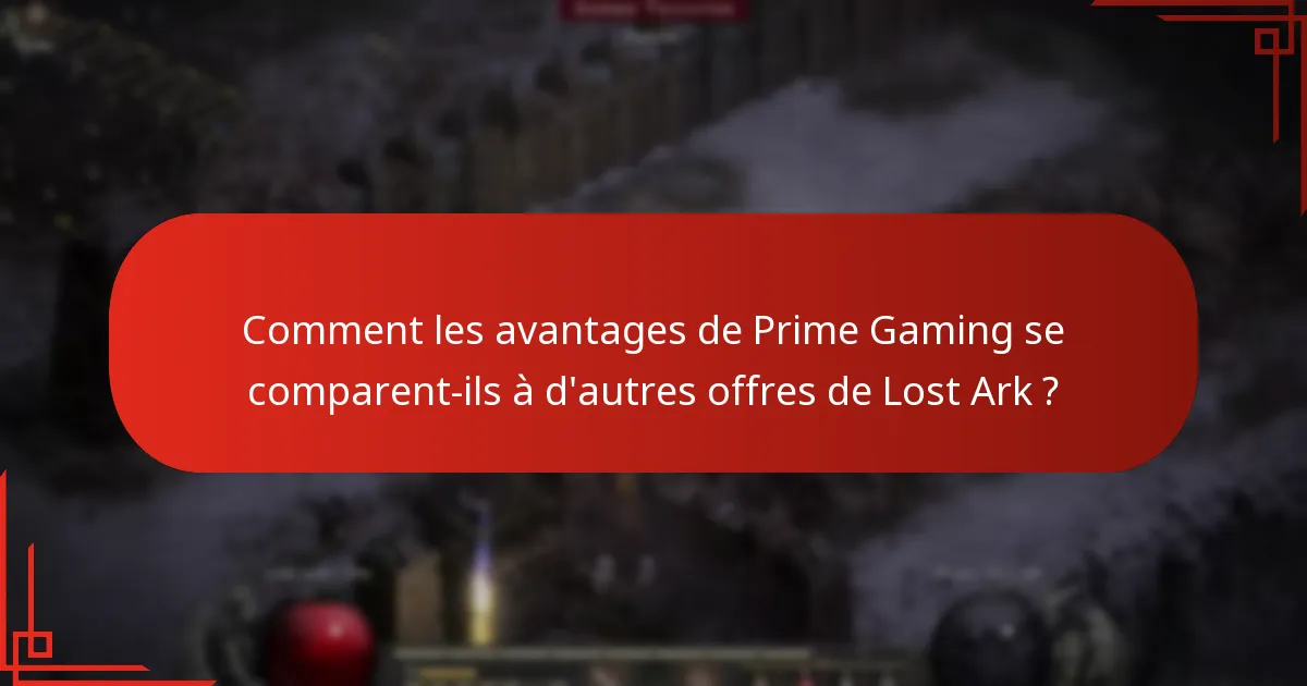 Comment réclamer mes avantages Prime Gaming dans Lost Ark ?