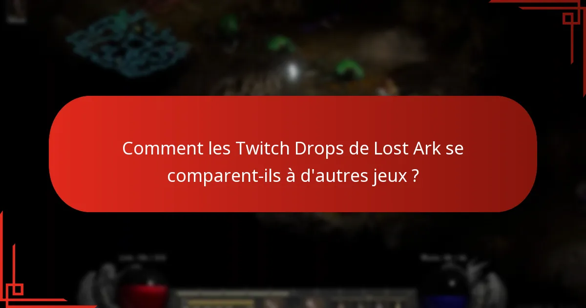 Quelles tendances ont émergé des Twitch Drops de Lost Ark ?
