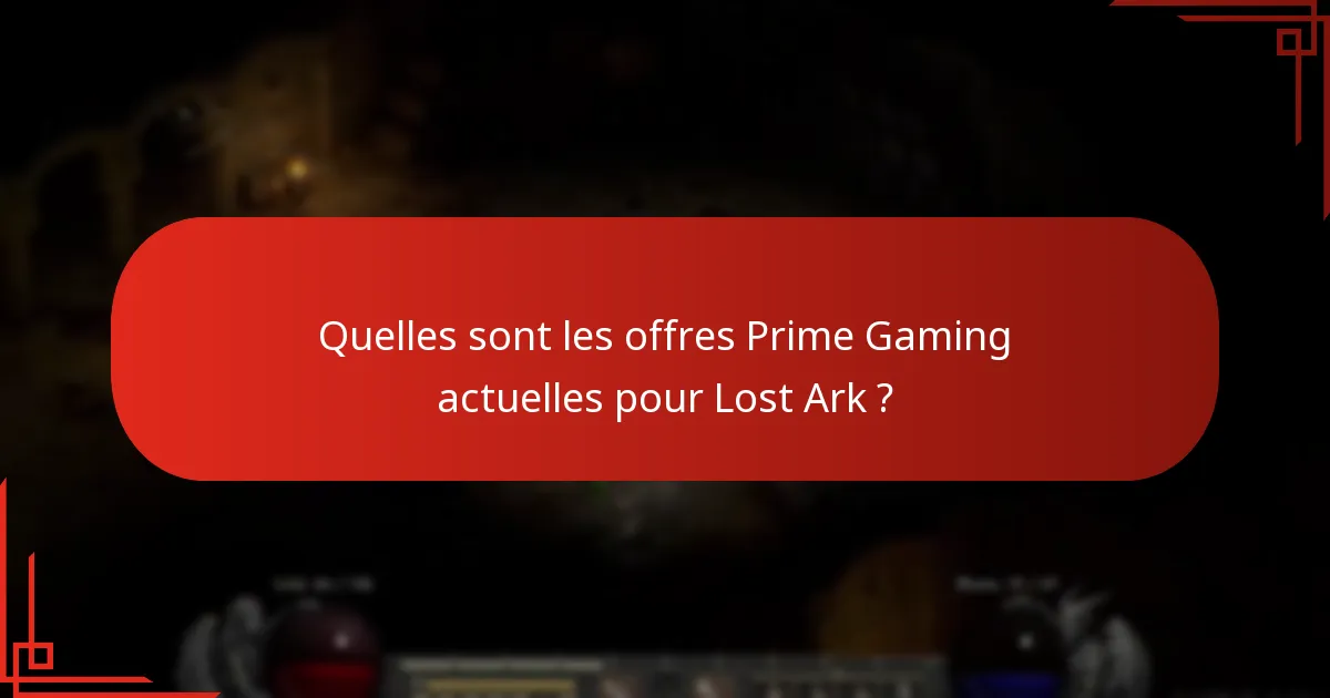 Comment les offres Prime Gaming de Lost Ark se comparent-elles à d’autres promotions de jeux ?