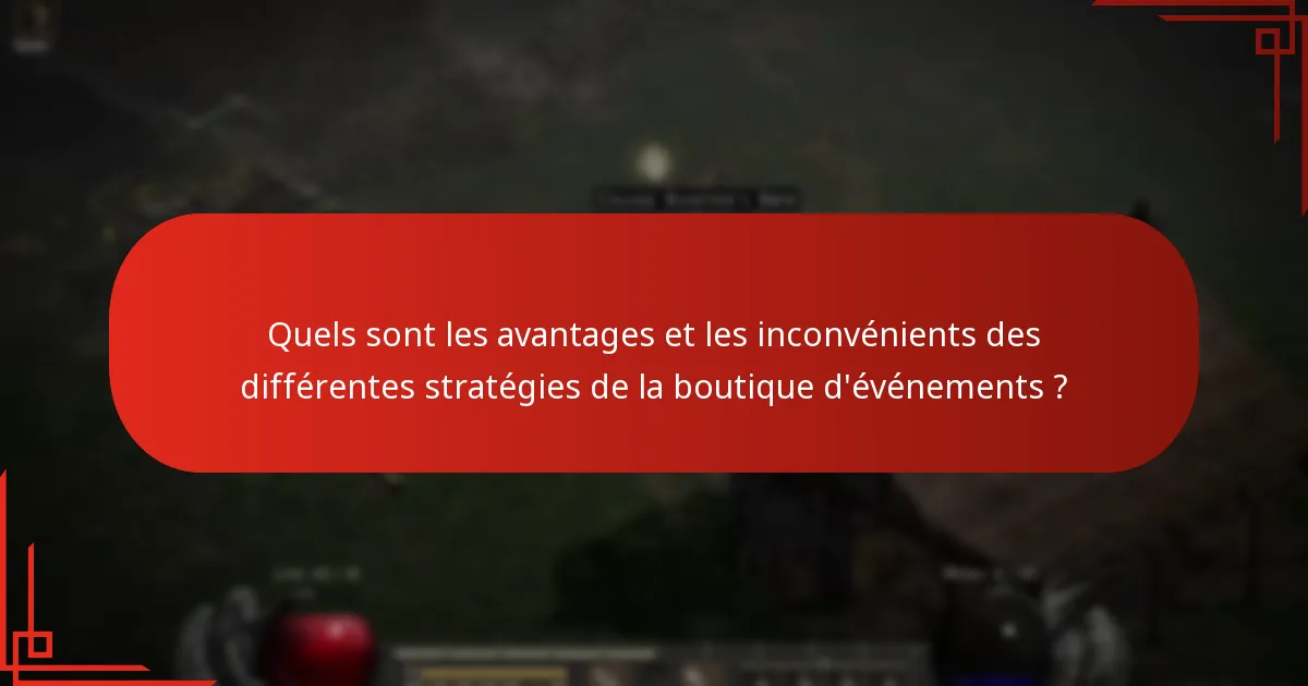 Comment les récompenses de la boutique d’événements se comparent-elles à celles d’autres boutiques du jeu ?