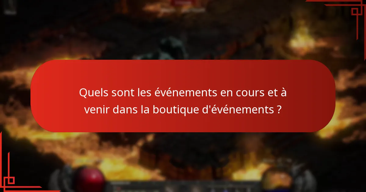Quels sont les avantages de participer à la boutique d’événements ?